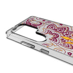Arizona State University Sun Devils Paisley Clear Phone Case for Samsung Galaxy