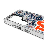 University of Auburn Tigers Paisley Clear Phone Case for Samsung Galaxy
