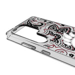 University of Cincinnati Bearcats Paisley Clear Phone Case for Samsung Galaxy