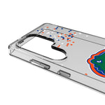 University of Florida Gators Confetti Clear Phone Case for Samsung Galaxy