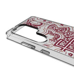 Florida State University Seminoles Athletic Wordmark Paisley Clear Phone Case for Samsung Galaxy