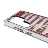 Florida State University Seminoles Athletic Wordmark Field Clear Phone Case for Samsung Galaxy