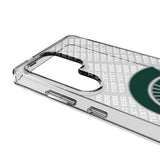 Michigan State University Spartans Personalized EndZone Plus Clear Phone Case for Samsung Galaxy