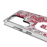 University of Oklahoma Sooners Paisley Clear Phone Case for Samsung Galaxy