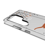 University of Texas Longhorns Confetti Clear Phone Case for Samsung Galaxy