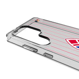 Atlanta Braves 1972-1975 - Cooperstown Collection Pinstripe Clear Phone Case for Samsung Galaxy