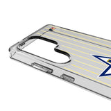 Seattle Mariners 1981-1986 - Cooperstown Collection Pinstripe Clear Phone Case for Samsung Galaxy