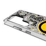 University of Iowa Hawkeyes Paisley Clear Phone Case for Samsung Galaxy