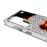 Baltimore Orioles Personalized Circle Clear Phone Case for Samsung Galaxy