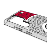 Cincinnati Reds Personalized Circle Clear Phone Case for Samsung Galaxy