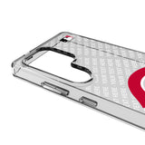 Cincinnati Reds Personalized EndZone Plus Clear Phone Case for Samsung Galaxy