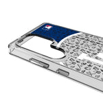 LA Dodgers Personalized Circle Clear Phone Case for Samsung Galaxy