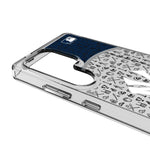 New York Yankees Personalized Circle Clear Phone Case for Samsung Galaxy