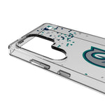 Seattle Mariners Confetti Clear Phone Case for Samsung Galaxy