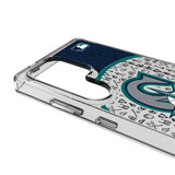 Seattle Mariners Personalized Circle Clear Phone Case for Samsung Galaxy
