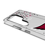Arizona Cardinals Confetti Clear Phone Case for Samsung Galaxy