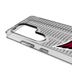 Arizona Cardinals Text Backdrop Clear Phone Case for Samsung Galaxy
