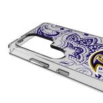Baltimore Ravens Paisley Clear Phone Case for Samsung Galaxy