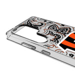 Cincinnati Bengals Paisley Clear Phone Case for Samsung Galaxy