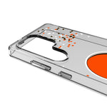 Cleveland Browns Confetti Clear Phone Case for Samsung Galaxy