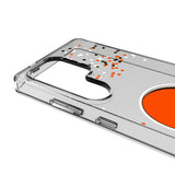 Cleveland Browns Confetti Clear Phone Case for Samsung Galaxy