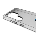 Carolina Panthers Linen Clear Phone Case for Samsung Galaxy