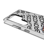 Denver Broncos Personalized Tilt Clear Phone Case for Samsung Galaxy