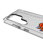 Denver Broncos Personalized EndZone Plus Clear Phone Case for Samsung Galaxy