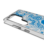 Detroit Lions Paisley Clear Phone Case for Samsung Galaxy