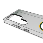 Green Bay Packers Linen Clear Phone Case for Samsung Galaxy