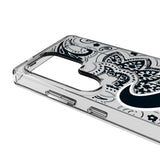 Houston Texans Paisley Clear Phone Case for Samsung Galaxy
