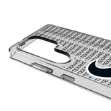 Houston Texans Text Backdrop Clear Phone Case for Samsung Galaxy