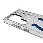 Indianapolis Colts Confetti Clear Phone Case for Samsung Galaxy