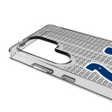 Indianapolis Colts Text Backdrop Clear Phone Case for Samsung Galaxy