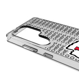 Kansas City Chiefs Text Backdrop Clear Phone Case for Samsung Galaxy