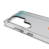 Miami Dolphins Linen Clear Phone Case for Samsung Galaxy