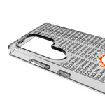 Miami Dolphins Text Backdrop Clear Phone Case for Samsung Galaxy