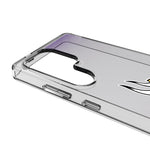 Minnesota Vikings Linen Clear Phone Case for Samsung Galaxy