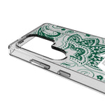 New York Jets Paisley Clear Phone Case for Samsung Galaxy
