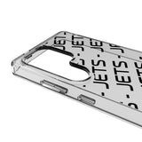 New York Jets Personalized Tilt Clear Phone Case for Samsung Galaxy