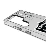 Las Vegas Raiders Confetti Clear Phone Case for Samsung Galaxy