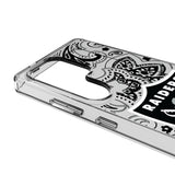 Las Vegas Raiders Paisley Clear Phone Case for Samsung Galaxy