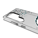 Philadelphia Eagles Confetti Clear Phone Case for Samsung Galaxy