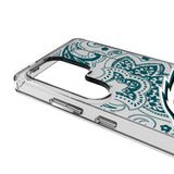 Philadelphia Eagles Paisley Clear Phone Case for Samsung Galaxy