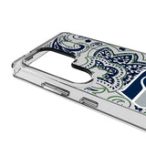 Seattle Seahawks Paisley Clear Phone Case for Samsung Galaxy