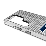 Seattle Seahawks Text Backdrop Clear Phone Case for Samsung Galaxy
