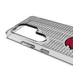 Tampa Bay Buccaneers Text Backdrop Clear Phone Case for Samsung Galaxy