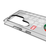 Marvel Avengers Hulk Sigil Clear Phone Case for Samsung Galaxy