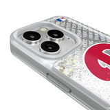 Philadelphia Phillies Personalized EndZone Plus Glitter Phone Case for Apple iPhone