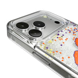 Clemson University Tigers Confetti Glitter Phone Case for Apple iPhone 17 Series